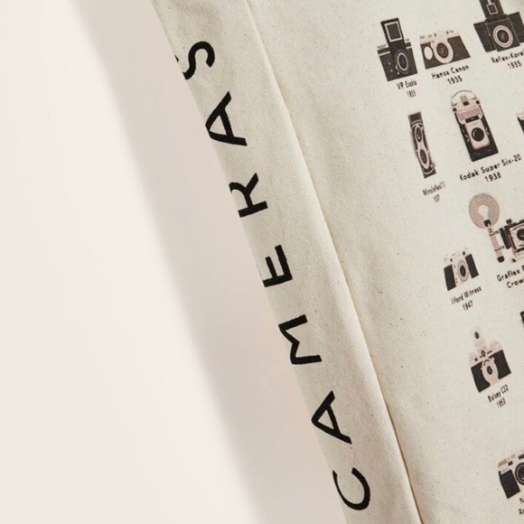 Camera Graphic Canvas Tote Bag New - Picture 4 of 4